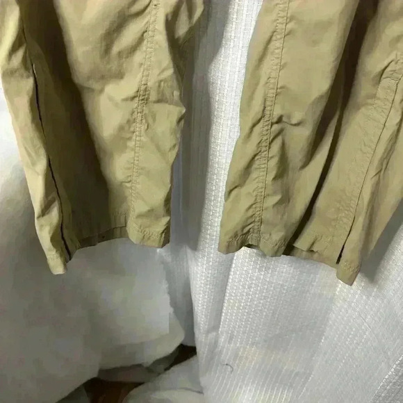 The North Face Pants Mens L Khaki Convertible Shorts Ankle Zip Hiking Cargo - Picture 4 of 13